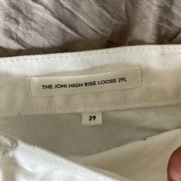 Aritzia Denim Forum Joni High Rise Loose 29L in A little White Lie - Picture 7 of 10